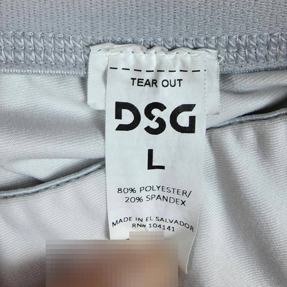 DSG Womens Compression Shorts White Size Large Athletic Spandex Training Sporty